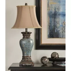 Barbados Blue Traditional Table Lamp