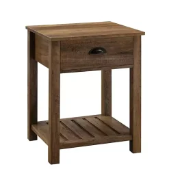 Barnwood Country Accent Table