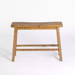 Barnwood Wire Brush Sonoma Counter Bench