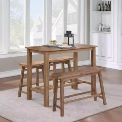 Barnwood Wire Brush Sonoma Counter Height Table
