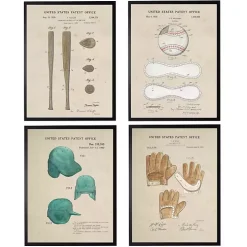 Baseball Patents Framed Art Prints