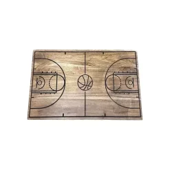 Basketball Court Wooden Serving Board