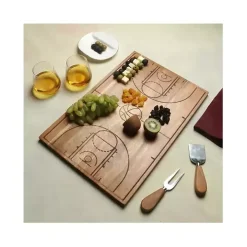 Basketball Court Wooden Serving Board