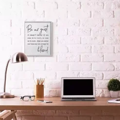 Be Our Guest Framed Wall Plaque