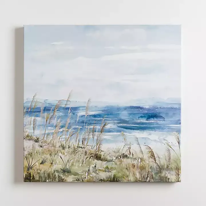 Beach Blues Canvas Art Print