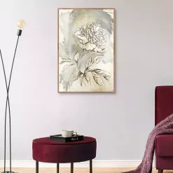 Beauty Within Framed Canvas Art Print