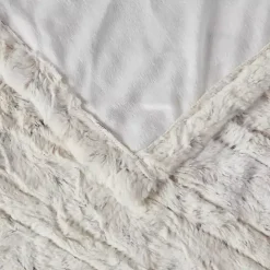 Beautyrest Snow Faux Fur Oversized Heated Throw