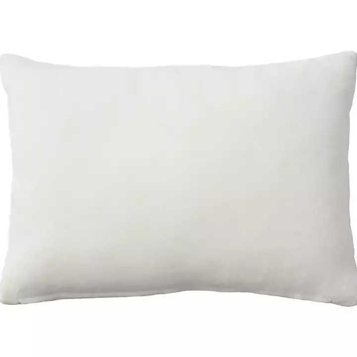 Beige Asymmetrical Stripes Lumbar Pillow
