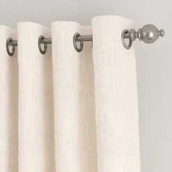 Beige Blackout Curtains, 84 in.