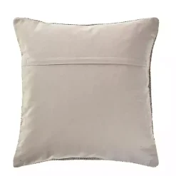 Beige Criss Cross Accent Pillow