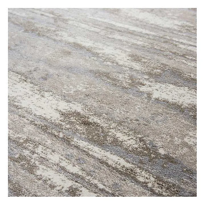 Beige Edward Abstract Area Rug, 5x7