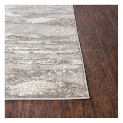 Beige Edward Abstract Area Rug, 5x7