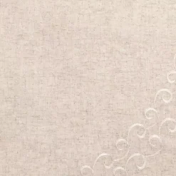 Beige Embroidered Tree Skirt