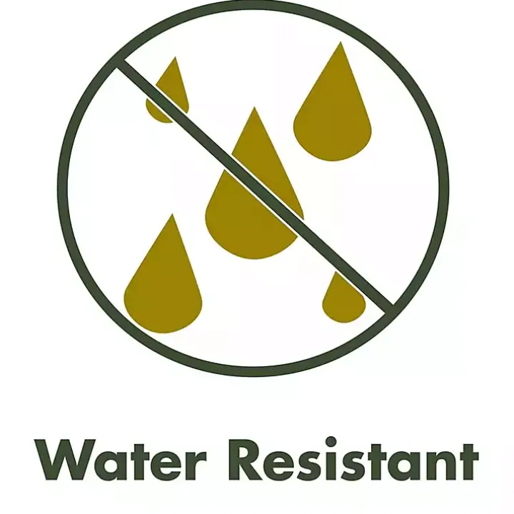 Beige French Edge Outdoor Wicker Settee Cushion