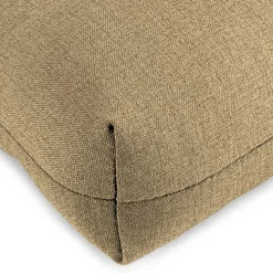 Beige French Edge 3-pc. Outdoor Wicker Cushion Set