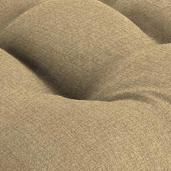 Beige French Edge 3-pc. Outdoor Wicker Cushion Set