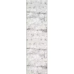 Beige Gray Indoor Runner, 2x7