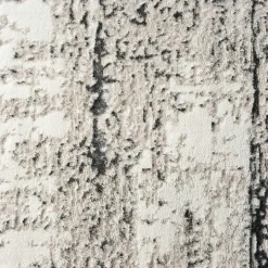 Beige Gray Indoor Runner, 2x7