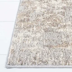 Beige Madison Abstract Area Rug, 5x7