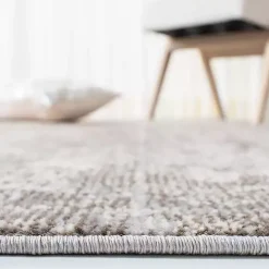 Beige Madison Abstract Area Rug, 5x7