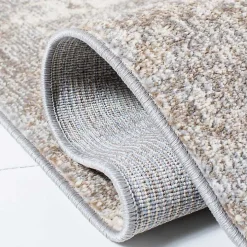 Beige Madison Abstract Area Rug, 5x7