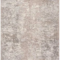 Beige Madison Abstract Area Rug, 6x6