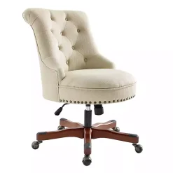 Beige Miller Tufted Office Chair