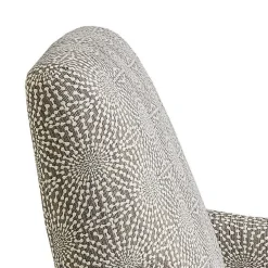 Beige Pattern Liam Push-Back Recliner