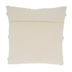 Beige Pom Pom Stripe Pillow