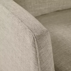 Beige Skirted Swivel Martha Stewart Accent Chair