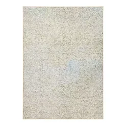 Beige Sotho Washable Area Rug, 5x7