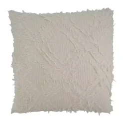 Beige Waffle Weave Pillow