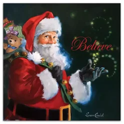 Believe Santa Claus Canvas Art Print
