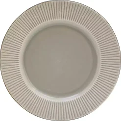 Betsy Taupe Ribbed 16-pc. Dinnerware Set