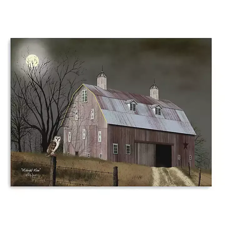 Billy Jacobs Midnight Moon Canvas Art Print