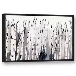 Birch Trees Floating Framed Wall Art