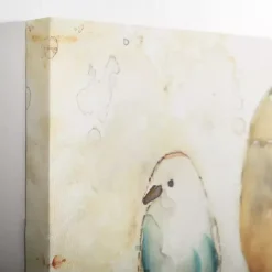 Birds on Wire Canvas Art Print