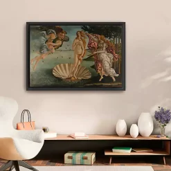 Birth of Venus Framed Canvas Art Print, 36x28 in.