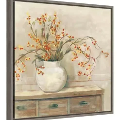 Bittersweet Bouquet Framed Canvas Art Print