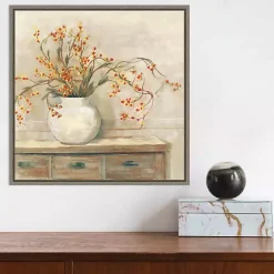 Bittersweet Bouquet Framed Canvas Art Print