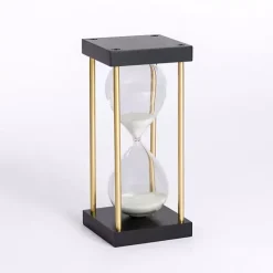 Black and Gold Hourglass