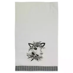 Black and White Animal Kitchen Towels, Set of 3
