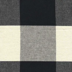 Black and White Buffalo Check Counter Stool