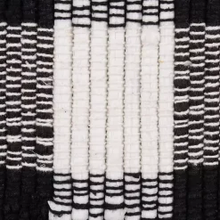 Black and White Buffalo Check Accent Rug