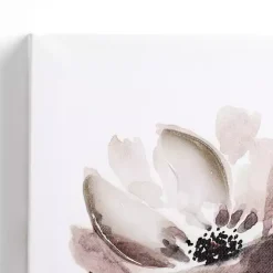 Black and White Flower I Canvas Art Print