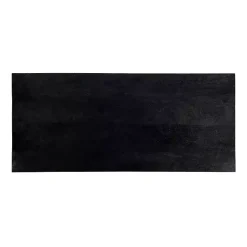 Black Arch Cane and Wood Cabinet