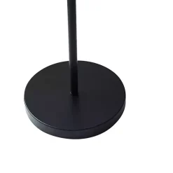 Black Arched Cone Shade Floor Lamp