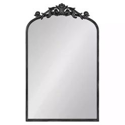 Black Arendahl Arched Mirror, 19x31 in.