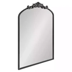 Black Arendahl Arched Mirror, 24x36 in.