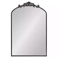 Black Arendahl Arched Mirror, 24x36 in.